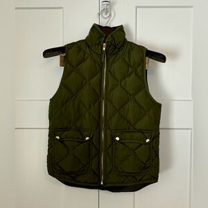 Woolrich Olive Quilted Vest Size S
